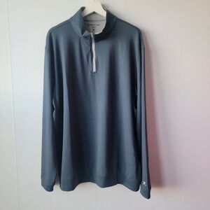Kenneth Cole golf Men's Long Sleeve 1/4 Zip Pullover size XXL in navy blue